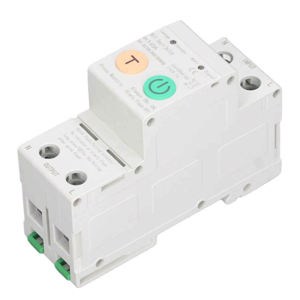 Adjustable Wifi Circuit Breaker 1-63A, Leakage Protection, 2P 8421363569898