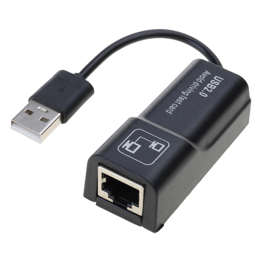 Usb To Ethernet Adapter Usb 2.0 To 10/100Mbps Lan Networking 7704000189088