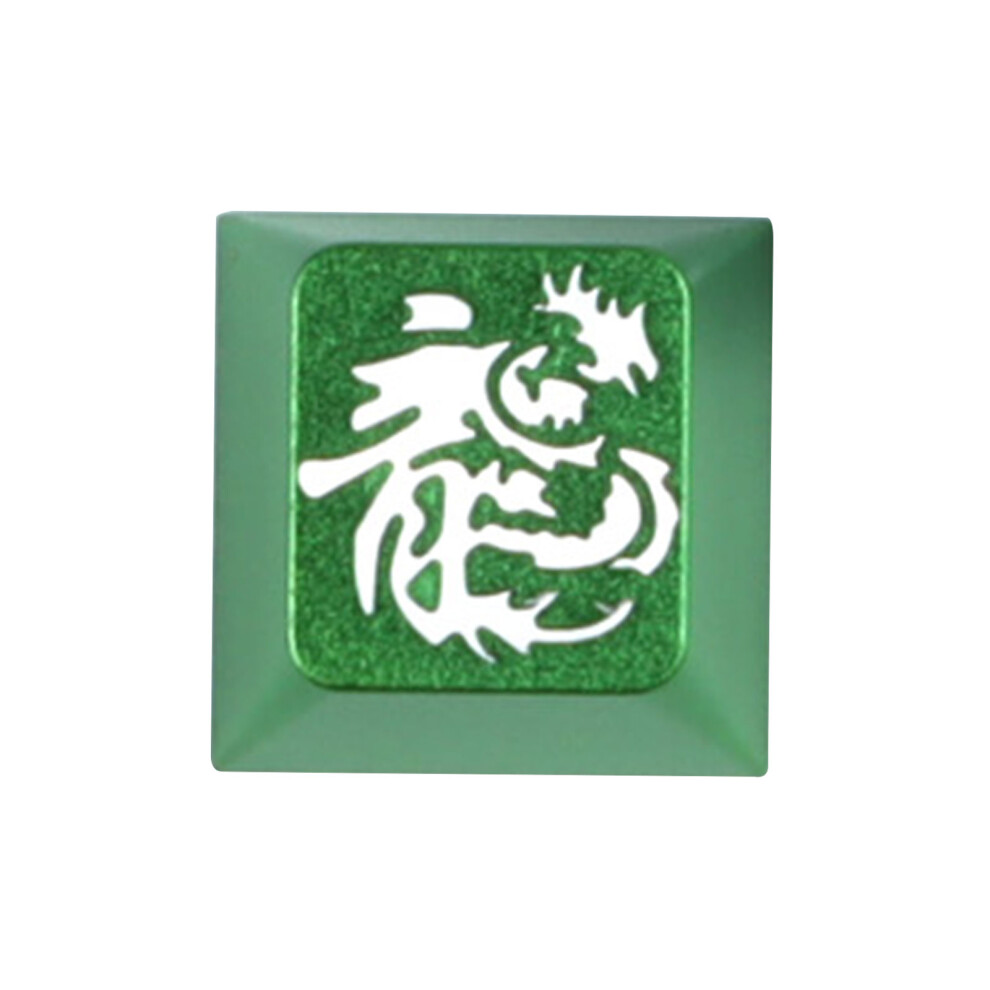 Artisanal Metal Keycap For Mx Mechanical Keyboard- Green 7704000190220