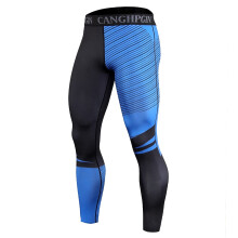 Mens Underwear Compression Leggings For Men White Base Layer Stretch Pajama Bottom Long Core Warm Underwear Blue XXL