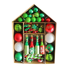 Weihnachtskugel-Ornament, 70 Stück/Box, Dekorationen für-Stil 4
