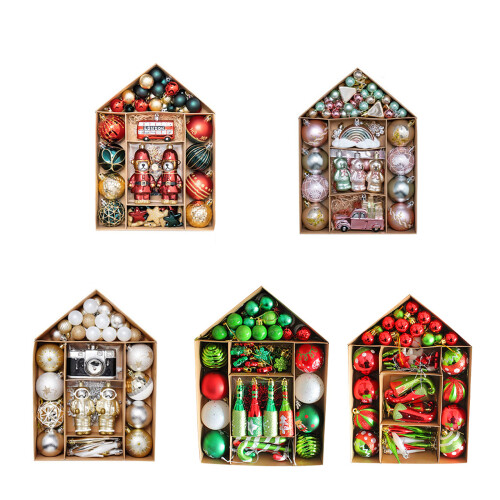 Weihnachtskugel-Ornament, 70 Stück/Box,-Stil 3 1