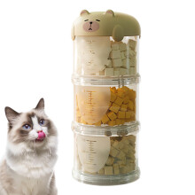 Pet Storage Containers Food Grade Dog Snack Box With Lids Three Cans Set Kitchen Pantry Organizer Travel Outdoor