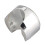 Motorcycle Handlebar Clock Aluminium Alloy Chrome Plating 4.5cm 9