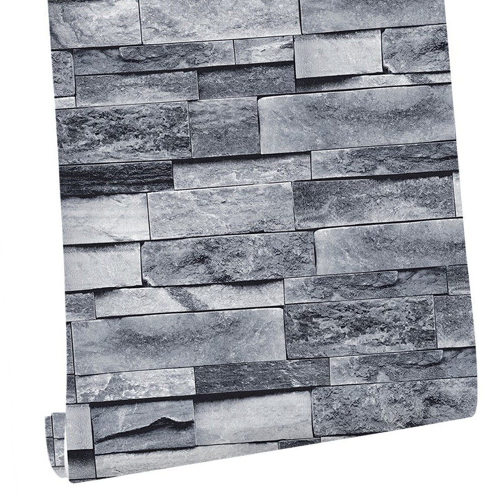 Self Adhesive 3D Brick Wallpaper 45Cm X 6M Wall Sticker Pvc Design 9381363573488