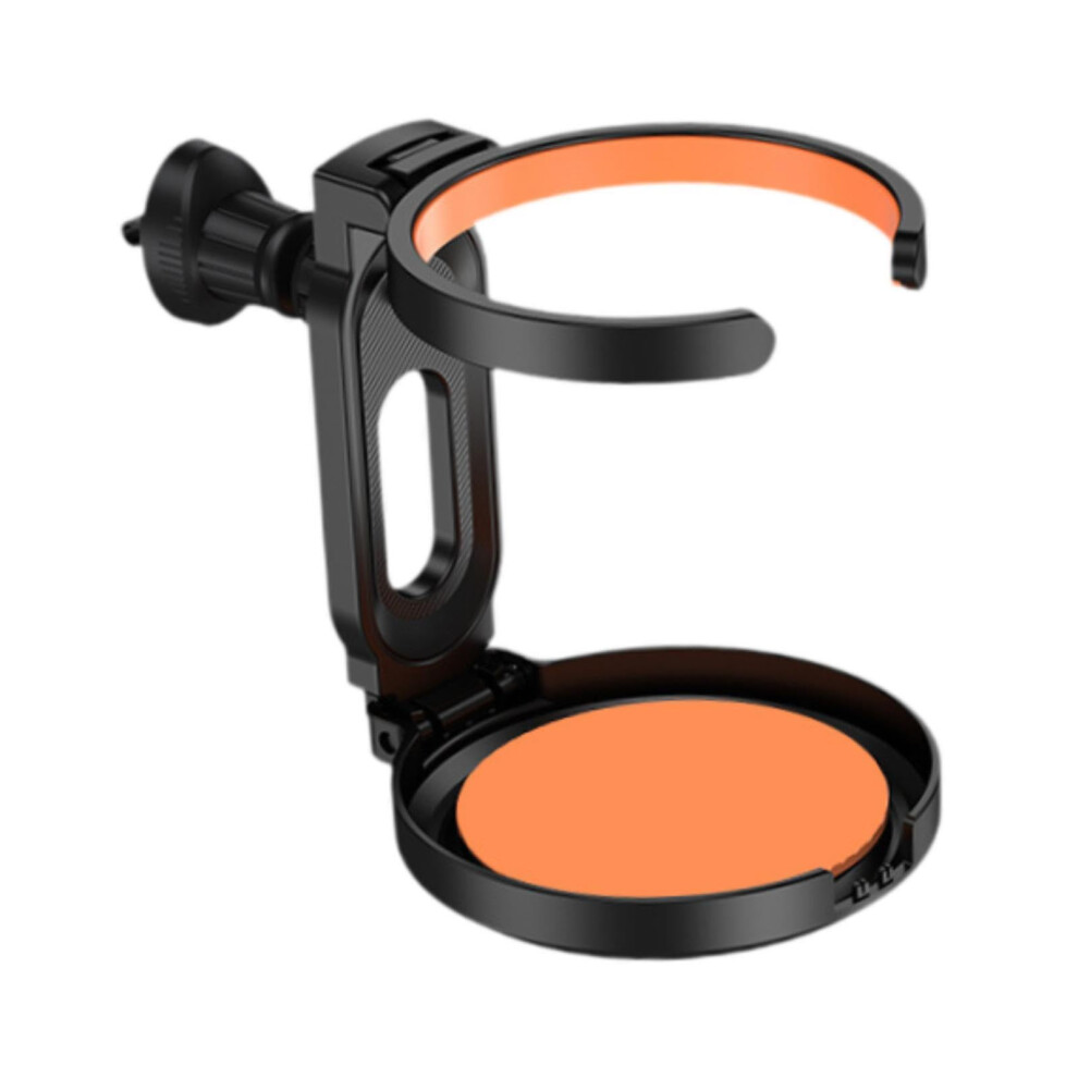 Car Cup Holder Car Outlet Air Vent Mount For Car Air Vents Drink Stand Folding Car Vent Drink Holder For Tea Mugs Water Orange 9323874088372