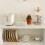 Vertical Pine Wood Dish Drying Rack with 6 Grids, Stable Base 10