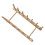 Vertical Pine Wood Dish Drying Rack with 6 Grids, Stable Base 14