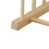 Vertical Pine Wood Dish Drying Rack with 6 Grids, Stable Base 5