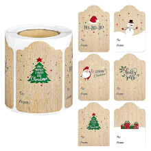 Familie cadeau decor sticker bakken taart label envelop