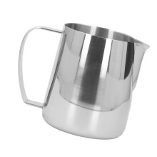 Stainless Steel Milk Frothing Pitcher 450ml Silver for Coffee &amp; Latte