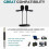 Black Double Head Lavalier Lapel Microphone - Omnidirectional, No Driver Needed 9