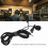 Black Double Head Lavalier Lapel Microphone - Omnidirectional, No Driver Needed 8