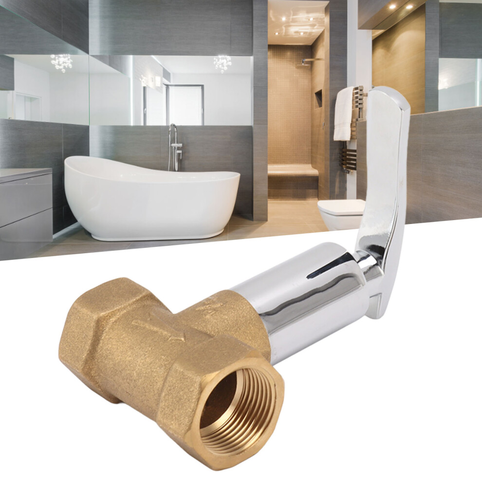 3/4In Ceramic Brass Water Stop Valve For Kitchen & Bathroom 9411363574663