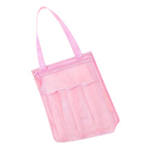 Organisateurs de rangement de bain en maille ventilée, sac- Rose