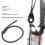 Pair of Compound Bow Peephole Rubber Tubes for Precise Sighting 3
