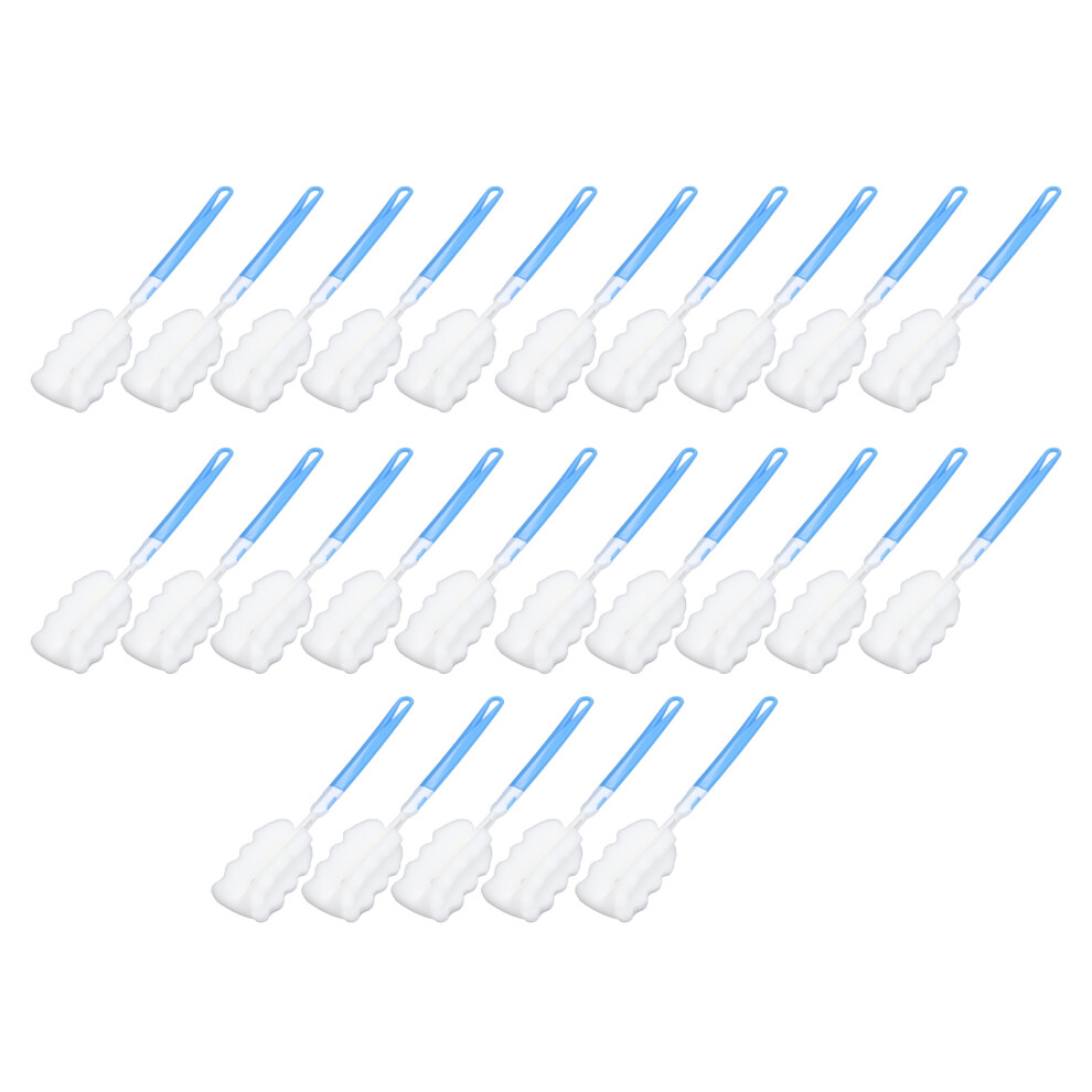 Long Handle Sponge Brush 50pcs for Baby Bottle & Cup Cleaning Easy & Durable