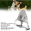 Breathable Adjustable Dog Muzzle for Outdoor Training & Biting Gray XS 7