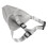 Breathable Adjustable Dog Muzzle for Outdoor Training & Biting Gray XS 15