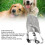 Breathable Adjustable Dog Muzzle for Outdoor Training & Biting Gray XS 8