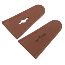 Recurve Limb Protector Caps Weather Resistant Vibration Dampening For Traditional Longbow Outdoor Install Brown 2 Pack