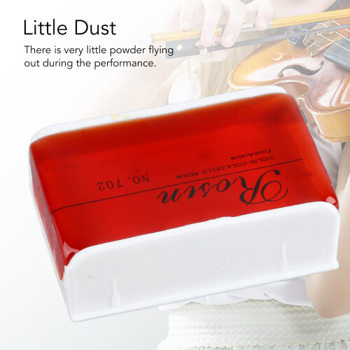 Low Dust Violin Rosin - 6Pcs for Viola Cello with Easy Application 2