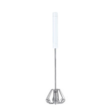 Rotary Eggs Whisks Semi Automatic Mixing Tool Steel Eggs Beater