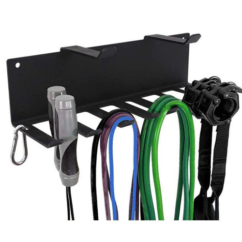 Support mural pour accessoires d'entraînement avec bords 1