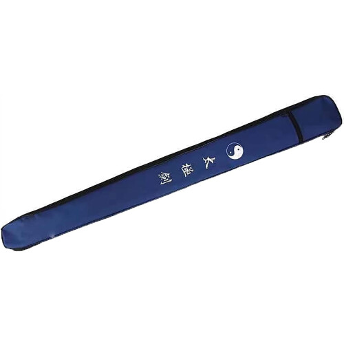 Fencing Bag Katana Carry Case, Samurai Sword Storage Bag, Shoulder Strap, Blue 105cm