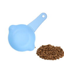 Dog Food Measuring Scoop Easy To Clean Feeding Cup Sky Blue For Litter Flour Grain Home Travel Puppy