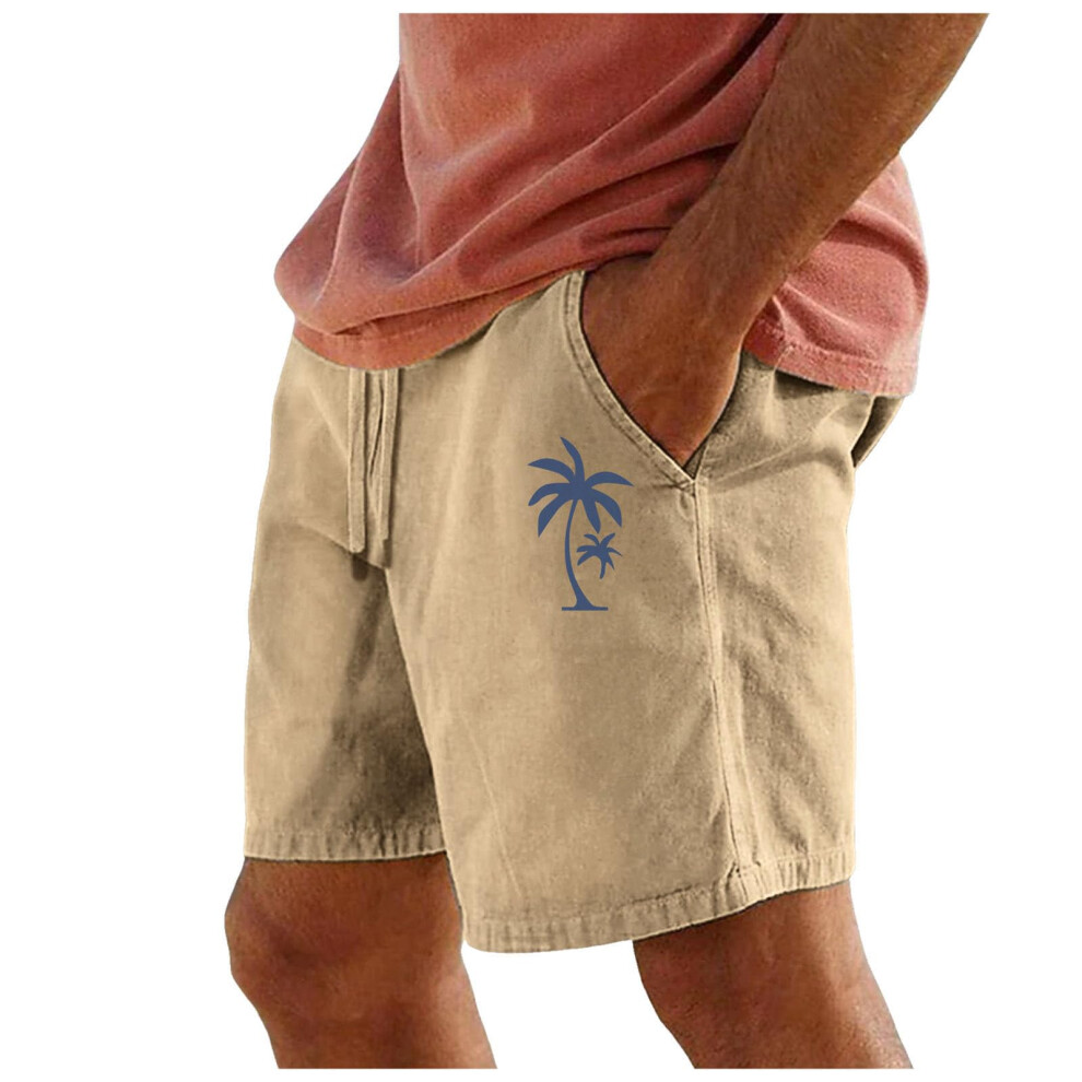 Men's Beach Shorts Board Shorts Surf Swim Shorts Chino Stretch With Pockets Khaki XXL Quick Dry Casual Sports Trousers-image-OPC-PN6MMMM-NEW