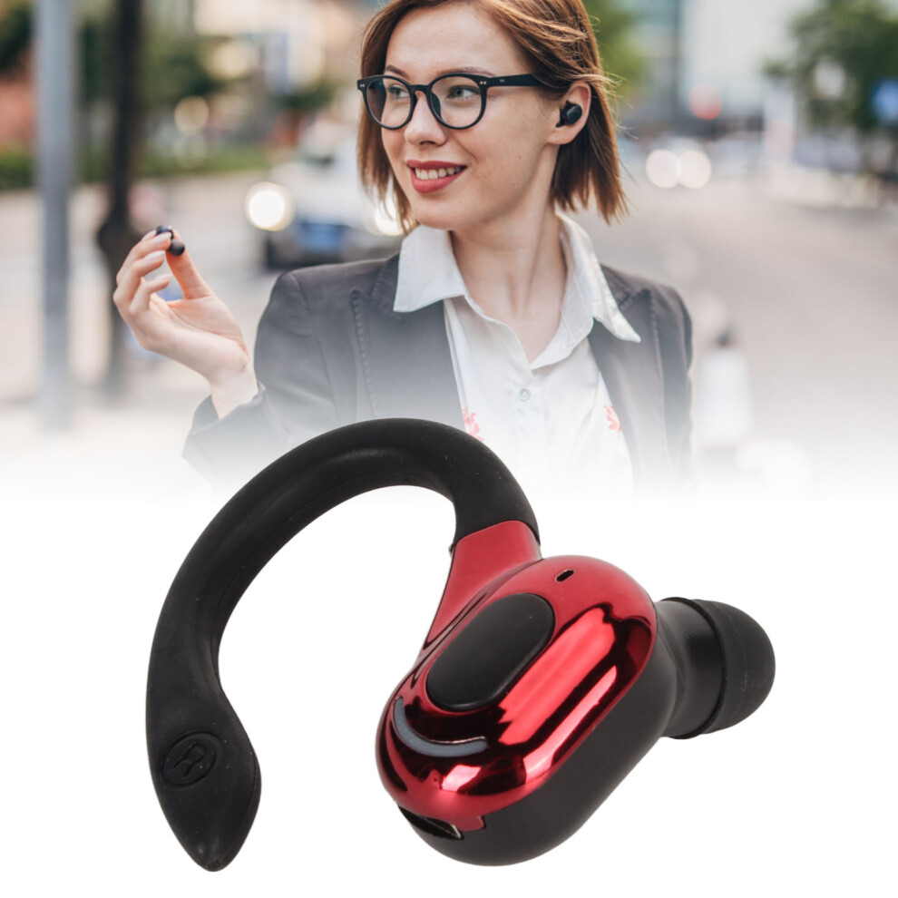 Bluetooth 5.2 Headset Hd Calls Noise Reduction Ipx4 Waterproof, & Black/Red 3481363580700