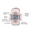 Digital Chronograph Kinderuhr hellrosa 150mAh 3