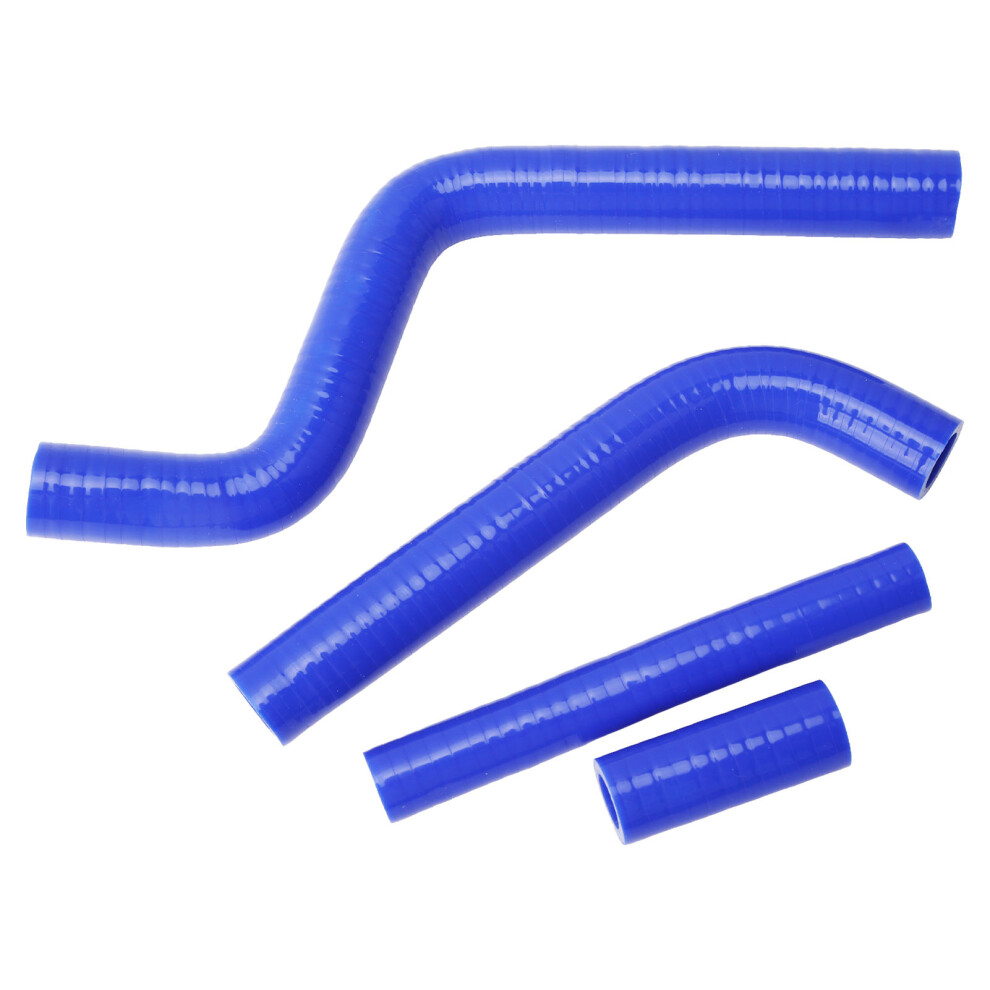 4Pcs High Temp Silicone Radiator Hoses For Yz125 1996-2001 Blue 7611363582220