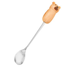 Creative Stainless Steel Bear Ice Cream Coffee Stirrer – Dishwasher Safe