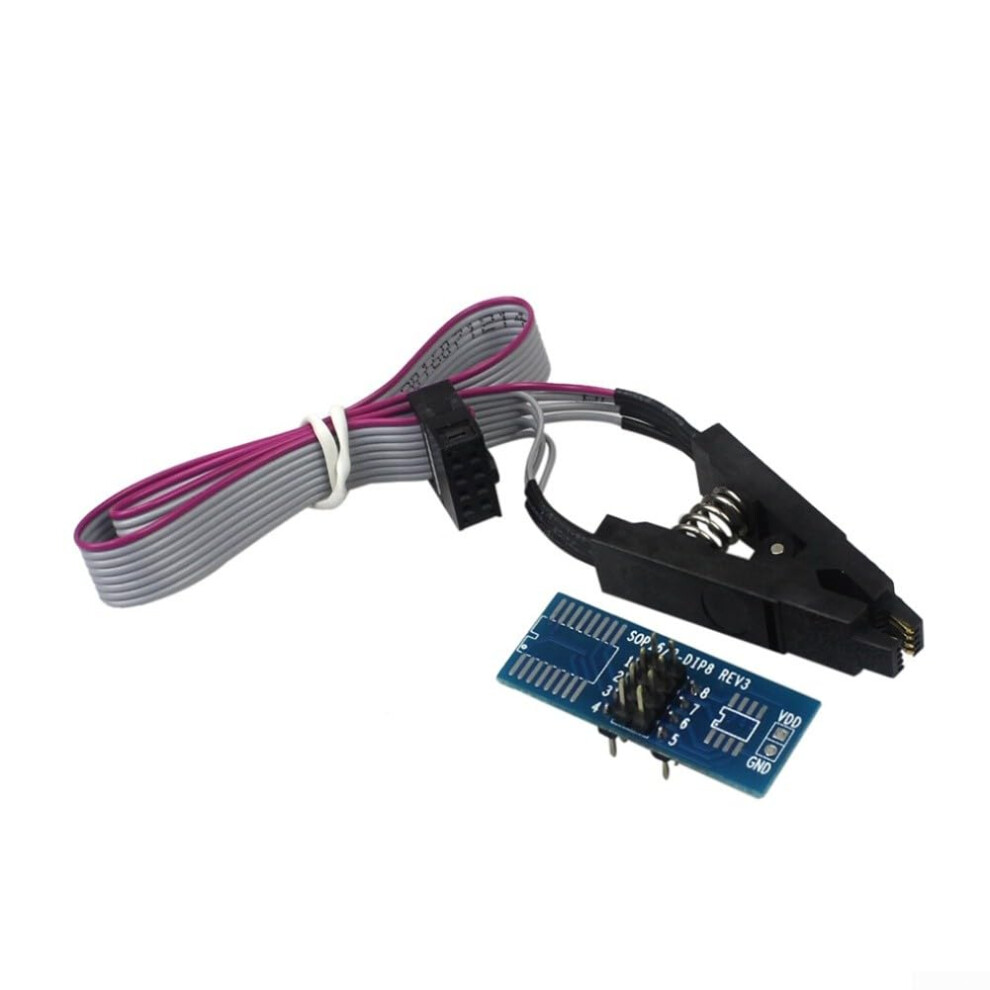 Test Programmer For Soic8 Sop8 To Dip8 Adapter With Spi Pins For Programming And Erasing And Software Backup 9323874092003