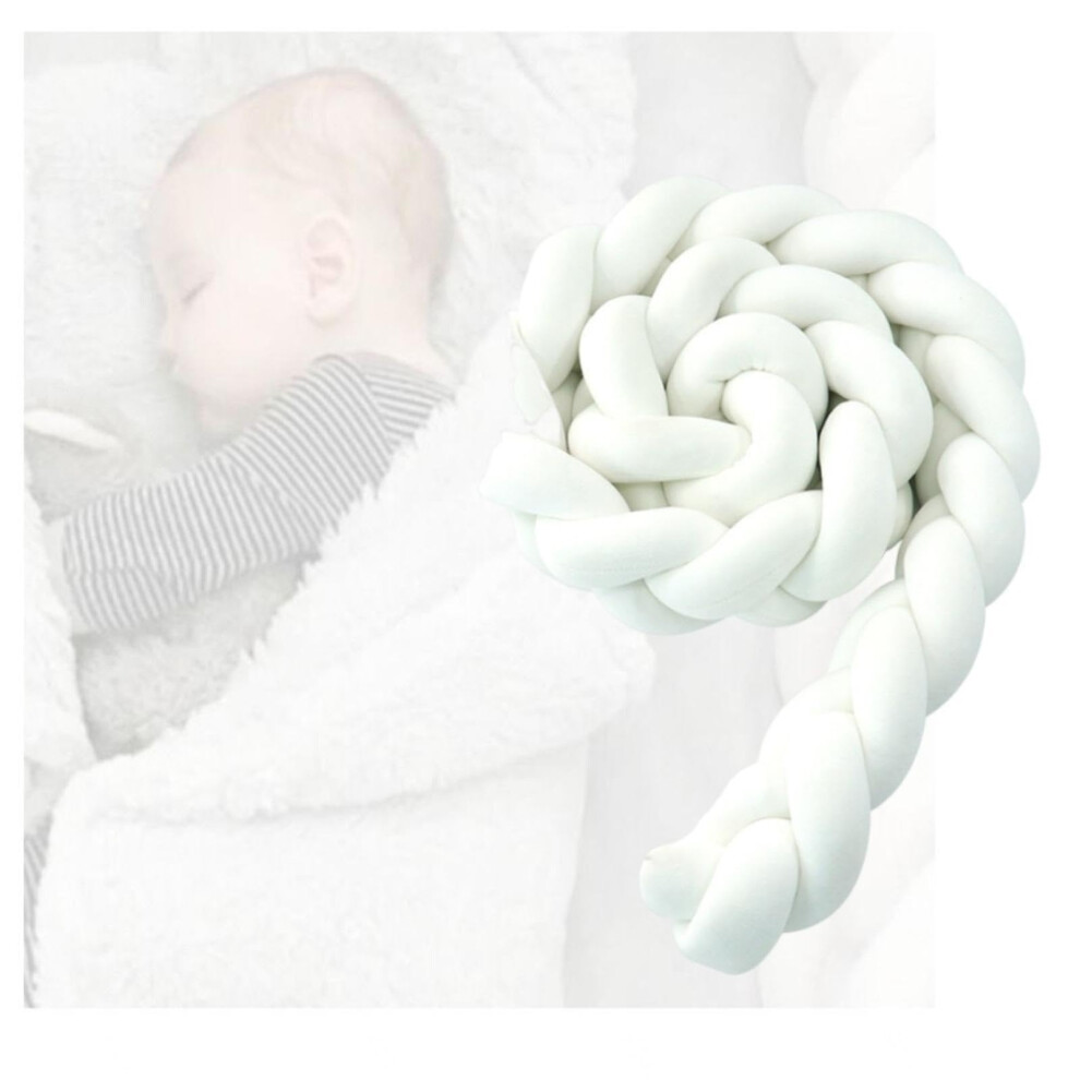 RolloverPrevention Contour System Cot Bumper 100cm 200cm 300cm 400cm Handwoven Durable For Cribs