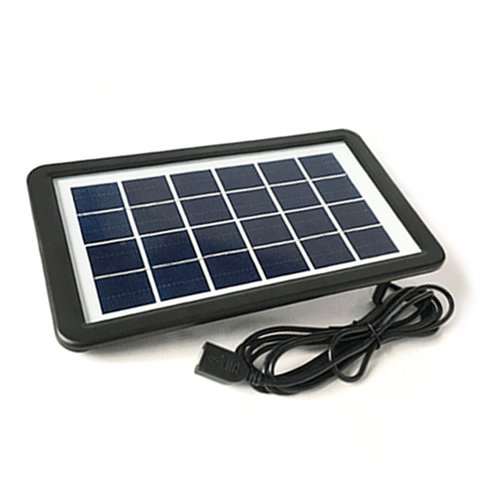 3.8W 6V Portable Polycrystalline Solar Panel, Compact 26X15cm 3721363584033