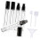 5PCS Portable Refill Containers Leakproof Glass Atomizer-Black 1