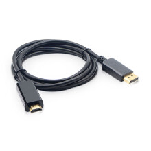 5.9ft 4K DP to HD Cable 3840x2160 60Hz Gold Plated Plug
