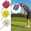 golf shot counter Dual Player Scoring System Mini Golf Core Counter, Golf Score Keeper Dial Reset Tool Key Chain Black 3