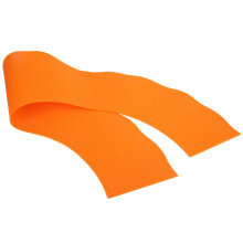 Orangefarbener Silikon-Spritzschutz, Topf 22–28 Zoll