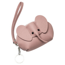 Étui à cartes en cuir fait à la main, porte-monnaie avec-Rose