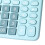 Solartaschenrechner klein multifunktional blau 5