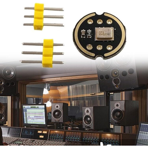 Omnidirectional MEMS Microphone Module, UltraSmall Form Factor, Low Power, I2S Interface, ESP32 Compatible 1