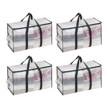 Sac de rangement à poignée en filet robuste, motif-Petit 72L