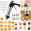 Pastry Syringe Set Stainless Steel 13Piece Cookie Press Icing Tools 2