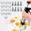 Pastry Syringe Set Stainless Steel 13Piece Cookie Press Icing Tools 4