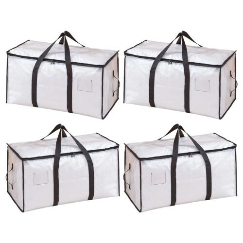 Sac de rangement visible, poignées en filet-Taille moyenne 88L