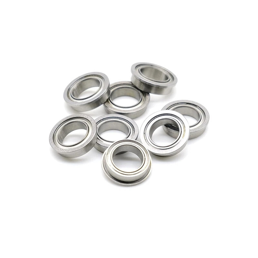 Mf128zz Flange Bearing 8X12x3.5mm Abec7 Miniature Flanged Ball Bearings Z Zz Shielded 10 Pcs 9339159361221